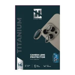 Elephant Horn Camera Lens Protector With Applicator 16Pro/16Promax -  Titanium
